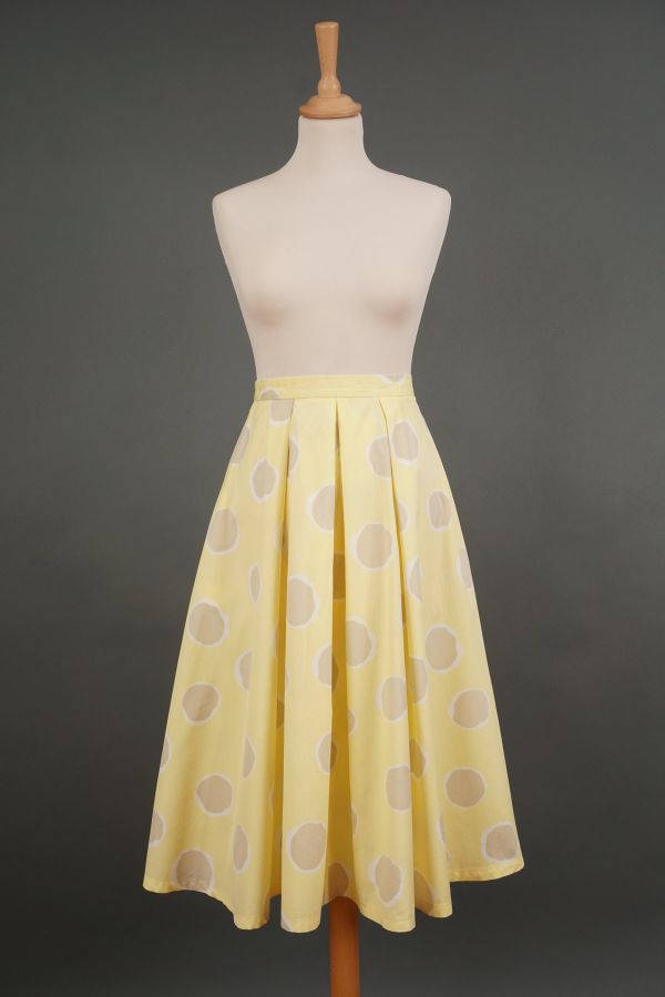 Žuta suknja sa velikim točkama Cijena