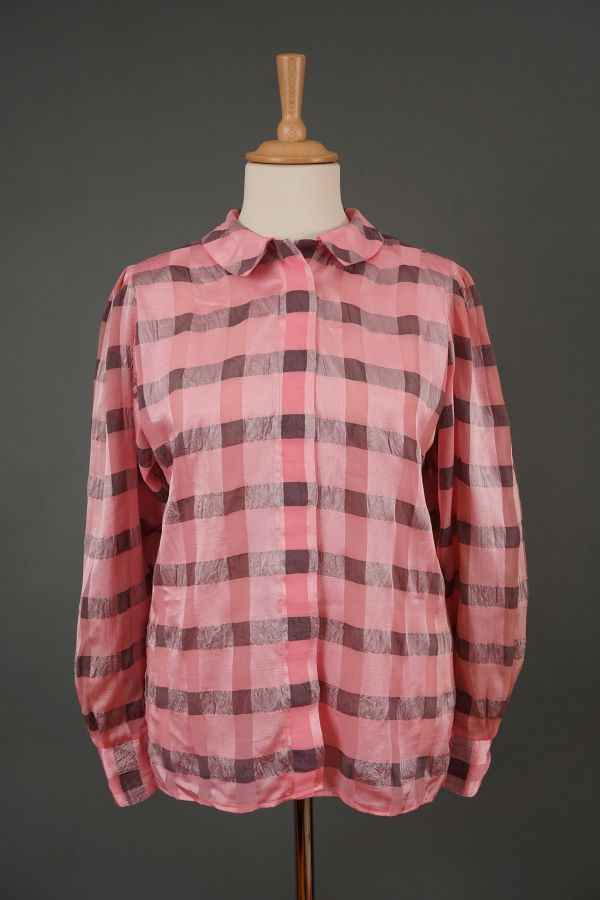 Bluza iz 80-ih na rozo-sive kvadratiće Cijena
