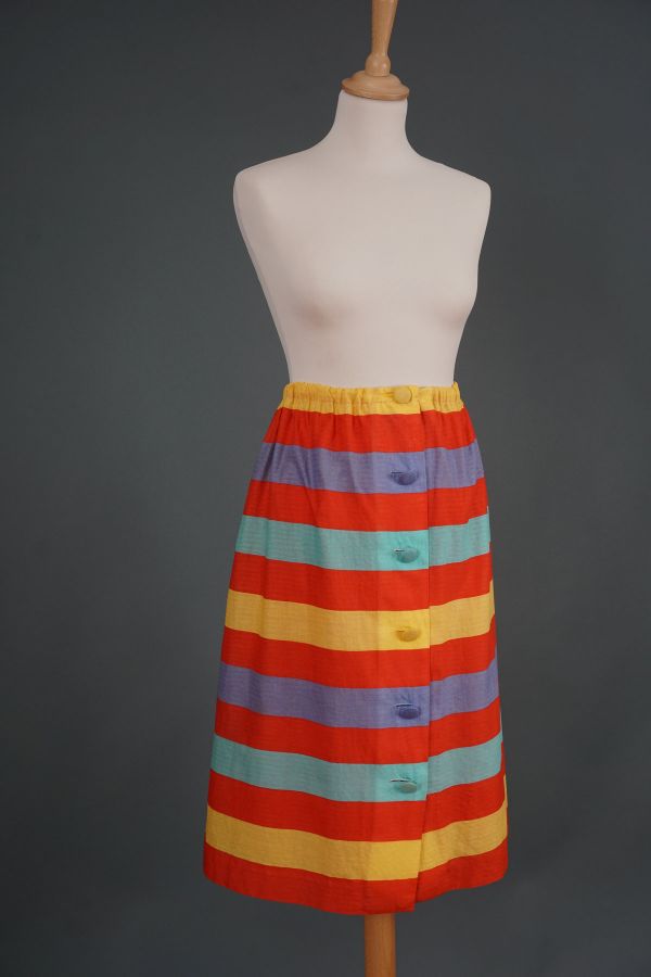 Suknja iz 80-ih, šarena prugasta Cijena