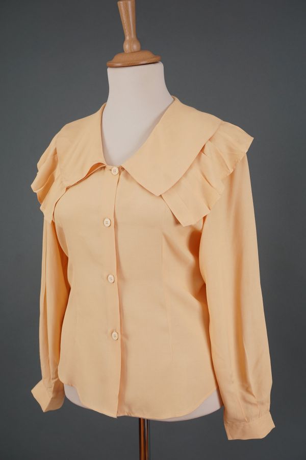 Blouse with pleated ruffles Price