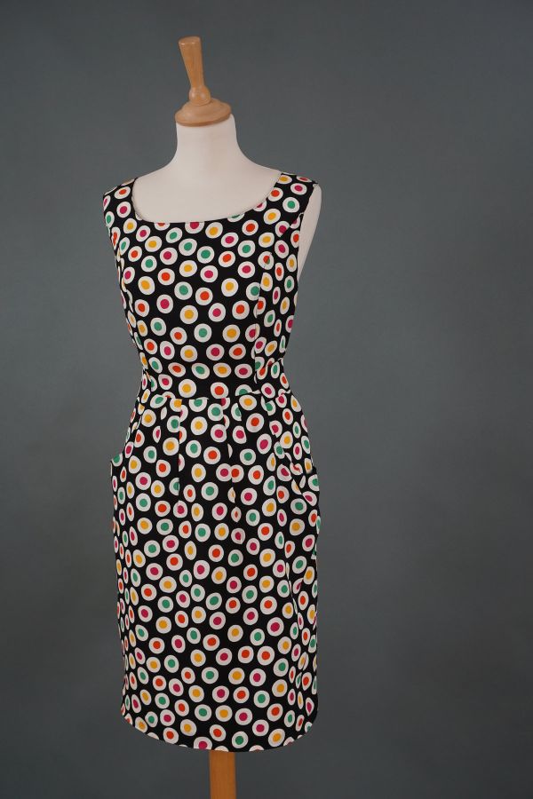 Black polka dot dress Price