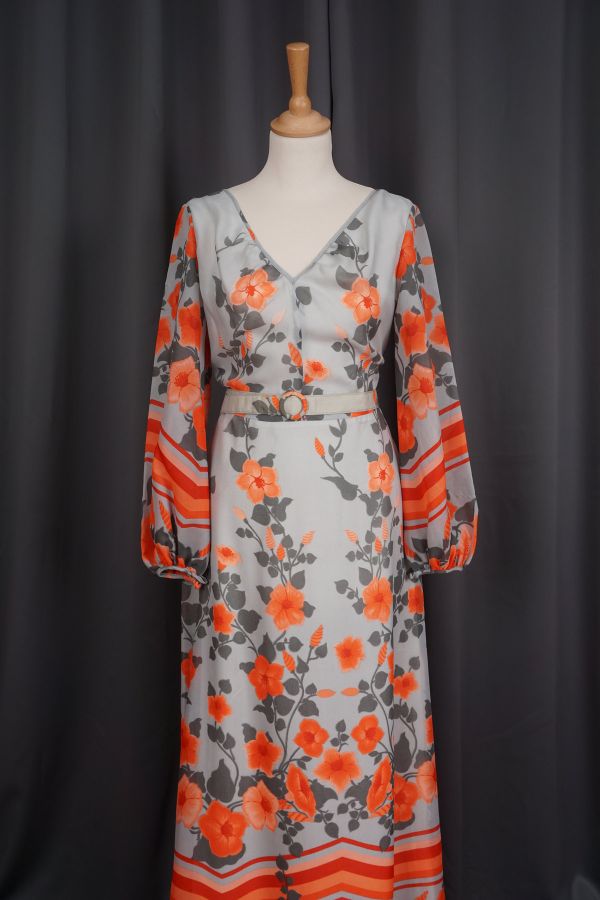 Maxi cvjetna haljina iz 1970ih Cijena