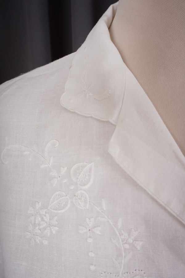 White linen blouse Price