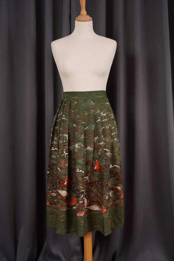 50s suknja sa lovačkim motivom