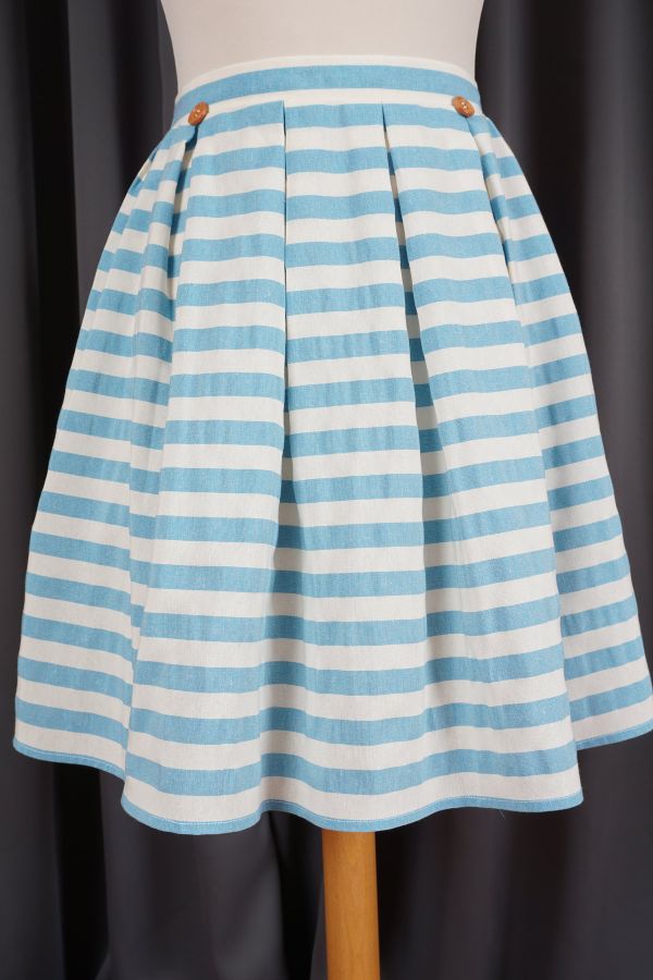 Plavo bijela prugasta suknja Cijena