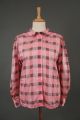 1980s blouse pink and gray